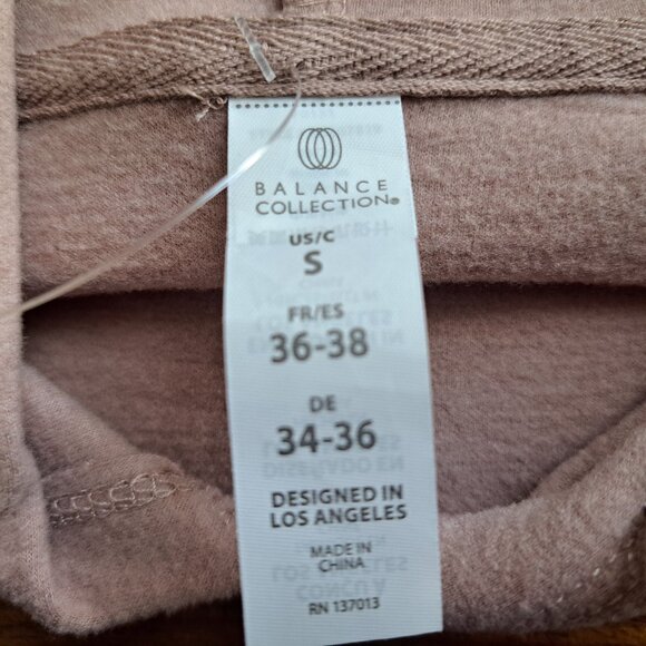 Balance Collection Women Top Pullover Hoodie Sweatshirt Beige Size Small  NWT - Picture 8 of 9